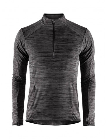 sweat grid demi zip homme craft polaire respirante stretch ski fond promotion