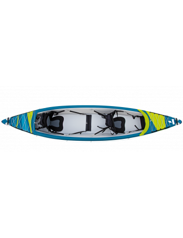 kayak biplace gonflable haute pression dropstitch yakkair full hp2 bic randonnée mer lac 2