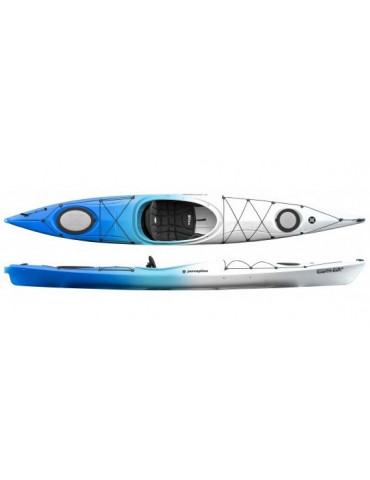 kayak monoplace polyethylene de randonnée carolina 14 perception 2