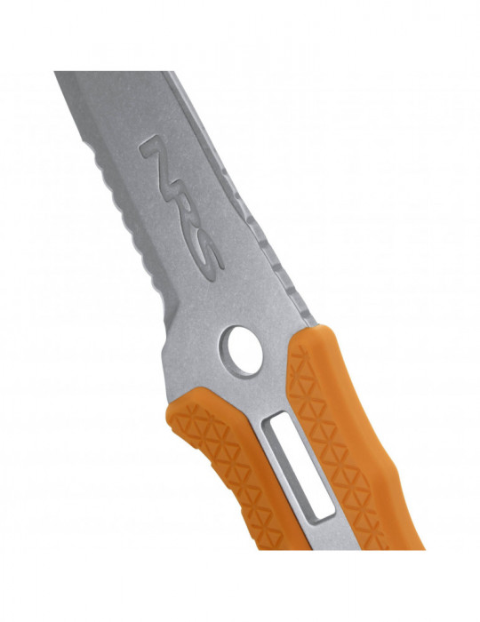 couteau sécurité rivière lame tronquée kayak canyon raft pilot nrs promotion