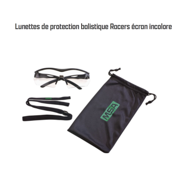 MSA LUNETTE BALISTIQUE RACER INCOLORE