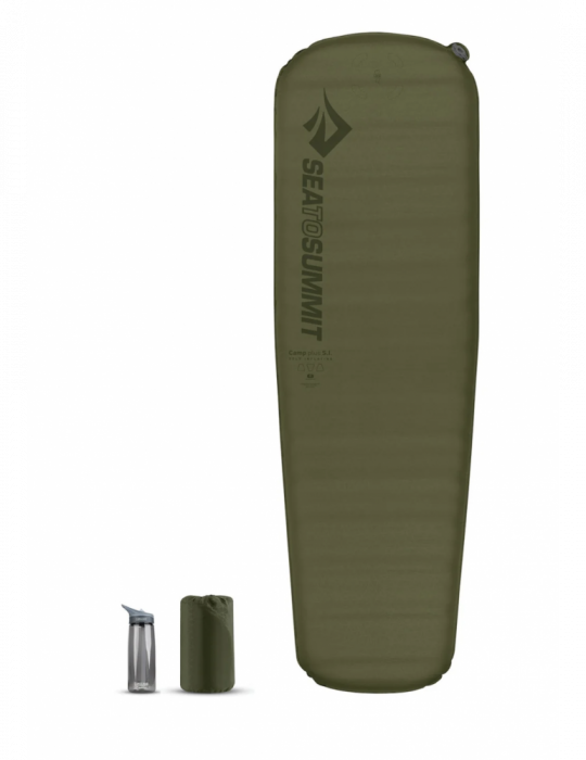 tapis sol bivouac bushcraft sea to summit camp plus reg autogonflant