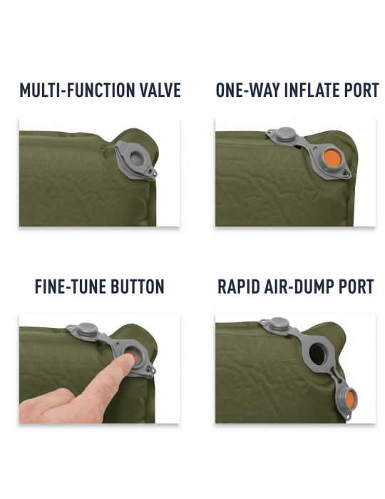 tapis sol bivouac bushcraft sea to summit camp plus reg autogonflant