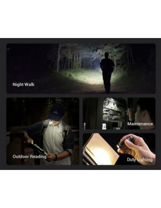 lampe porte clé nextorch k40 rechargeable 300 lumens à 700 lumens promotion