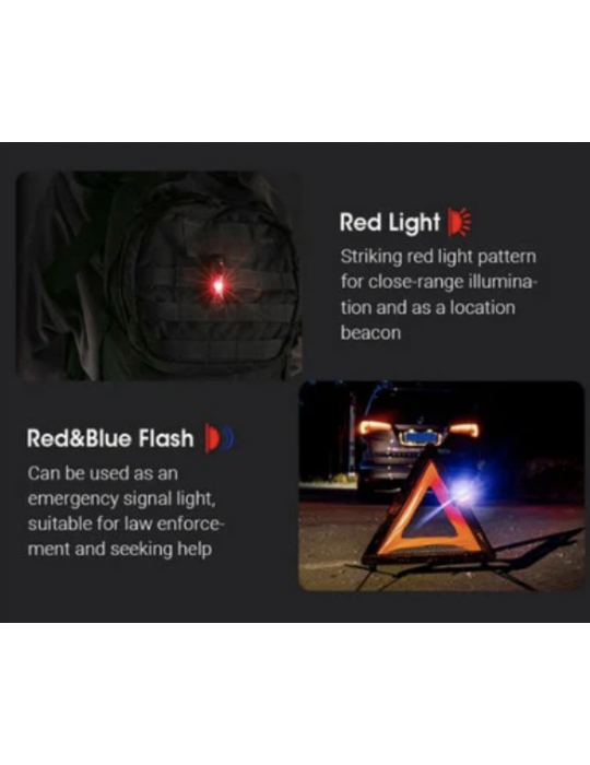 lampe porte clé nextorch k40 rechargeable 300 lumens à 700 lumens promotion