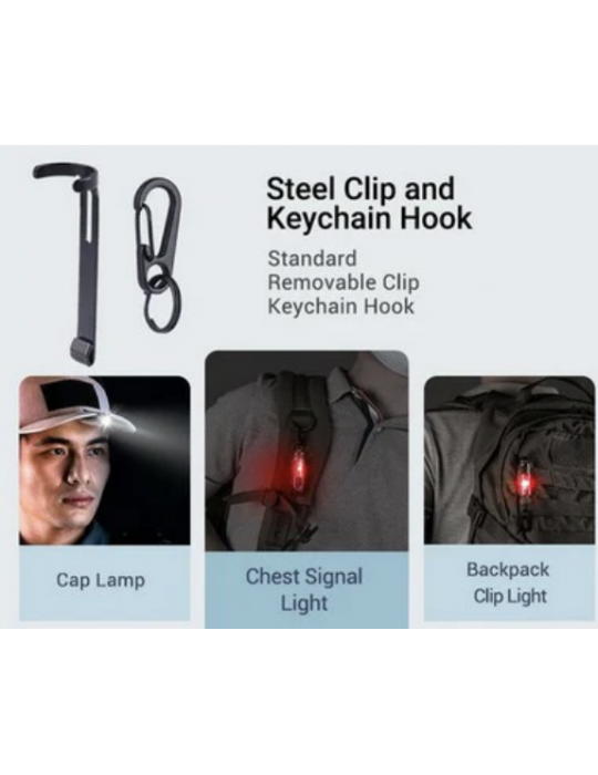 lampe porte clé nextorch k40 rechargeable 300 lumens à 700 lumens promotion