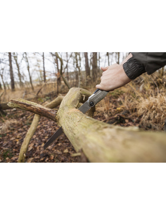 scie compact bushcraft outdoor security silky tomboy 21 cm  chasse pêche rando