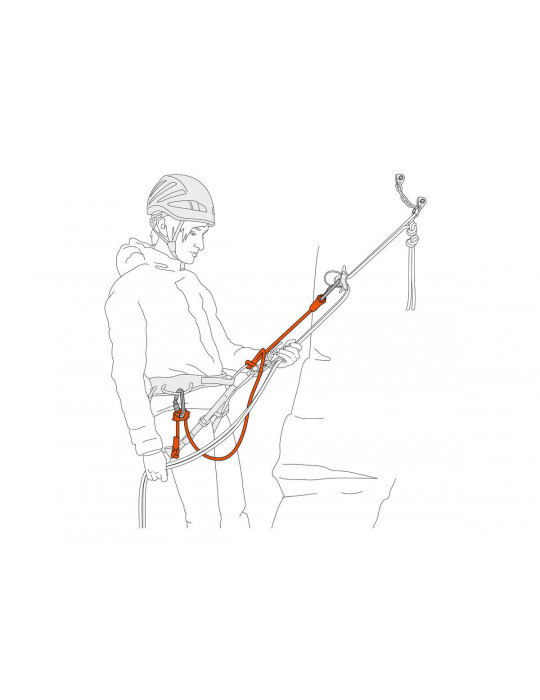 longe escalade canyon petzl dual connect adjust promotion
