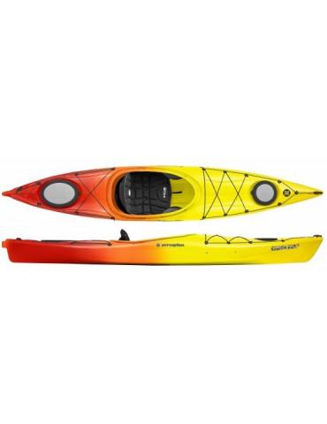 kayak monoplace polyethylene de randonnée carolina 12 perception 2