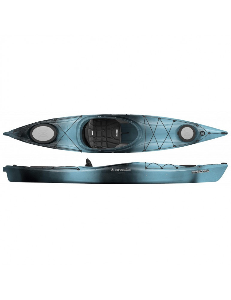 kayak monoplace polyethylene de randonnée carolina 12 perception