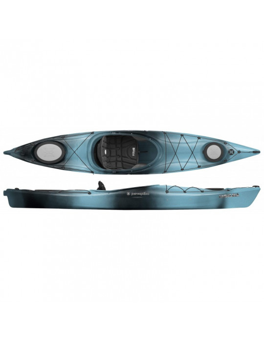 kayak monoplace polyethylene de randonnée carolina 12 perception