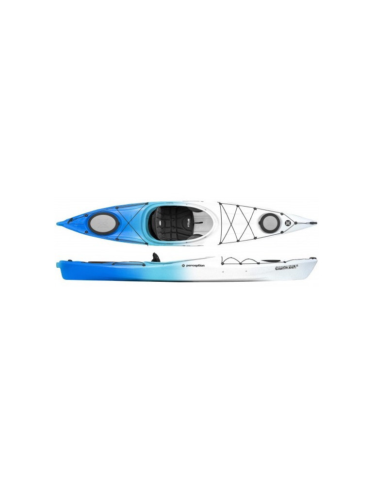kayak monoplace polyethylene de randonnée carolina 12 perception