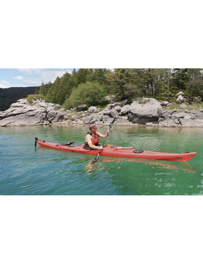 kayak mer polyéthylène rainbow laser 5.15 randonnée touring
