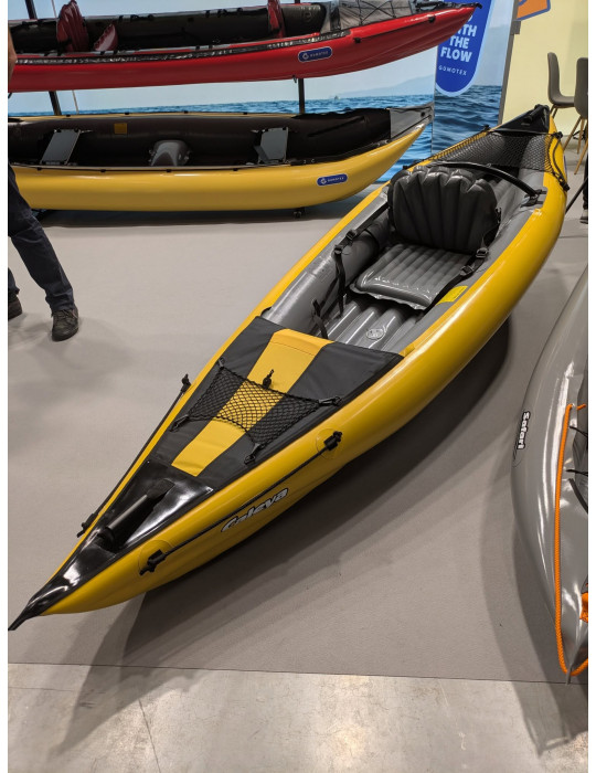 caleya gumotex kayak gonflable monoplace performant et stable