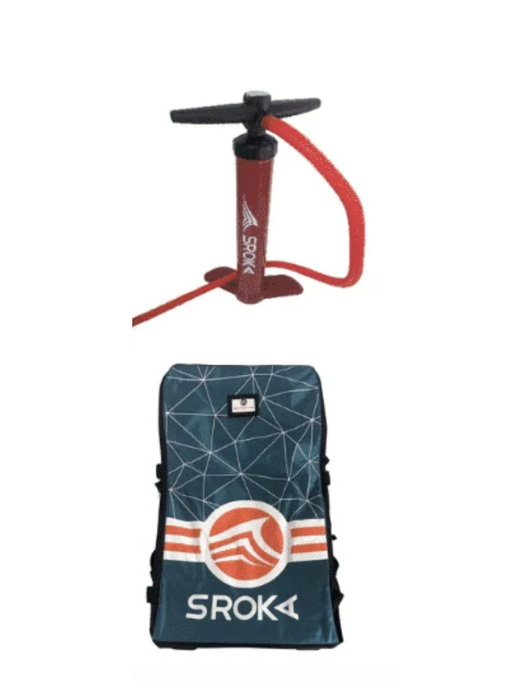 pack stand up paddle gonflable sroka alpha 12.6 x 28 touring race stable