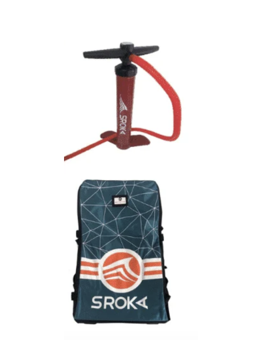 pack stand up paddle gonflable sroka alpha 12.6 x 28 touring race stable